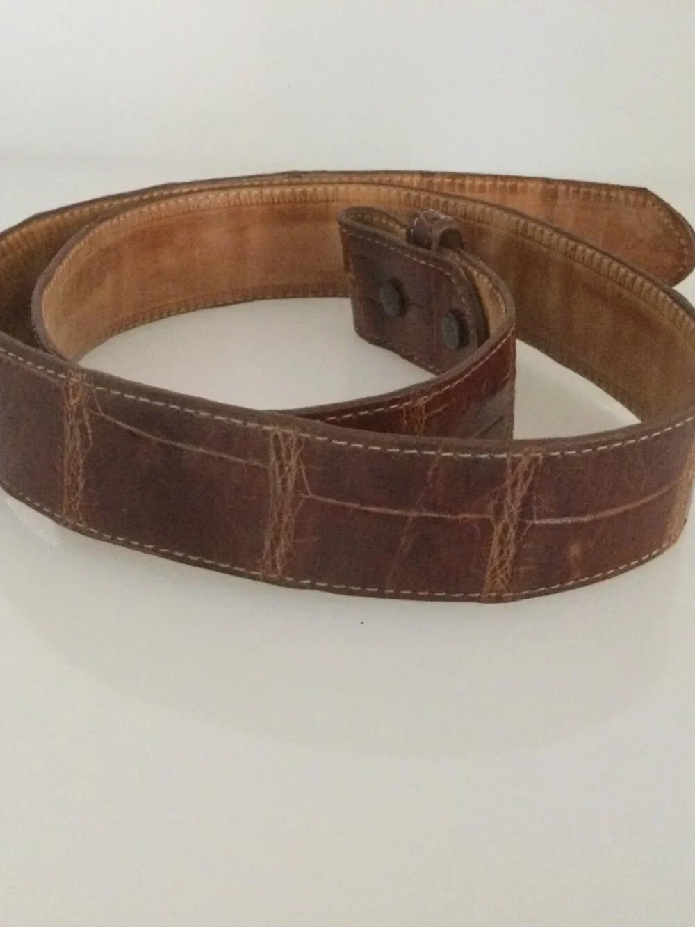Jacob Hill Genuine Wild American Alligator Belt Size 36